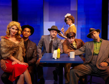 Cast_ L-R Allison Spratt Pearce, Darrick Penny, Lance Carter, Sarah Errington, Elliot Lazar _ Jason Maddy â€“ photo by Aaron Rumley