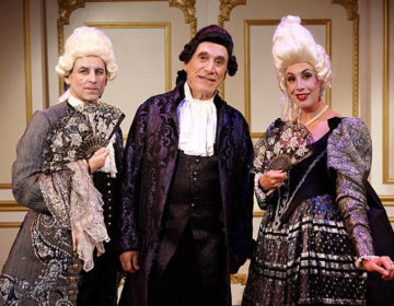 Amadeus – L-R Christopher M. Williams, Tony Amendola _ Alice Sherman – photo by Aaron Rumley