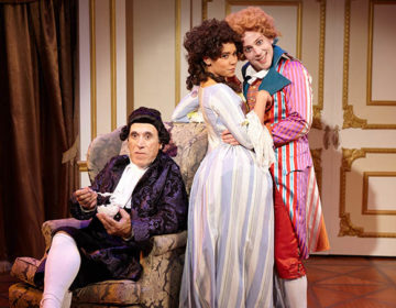 Amadeus – Sitting_ Tony Amendola _ Kathryn Tkel _ Rafael Goldstein – photo by Aaron Rumley