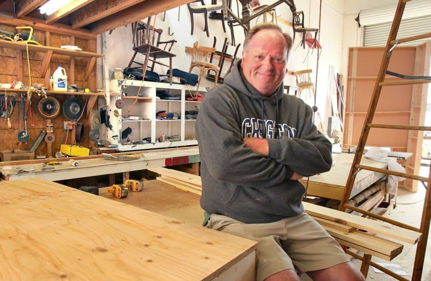 Marty Burnett i His Scene shop at North Coast Rep